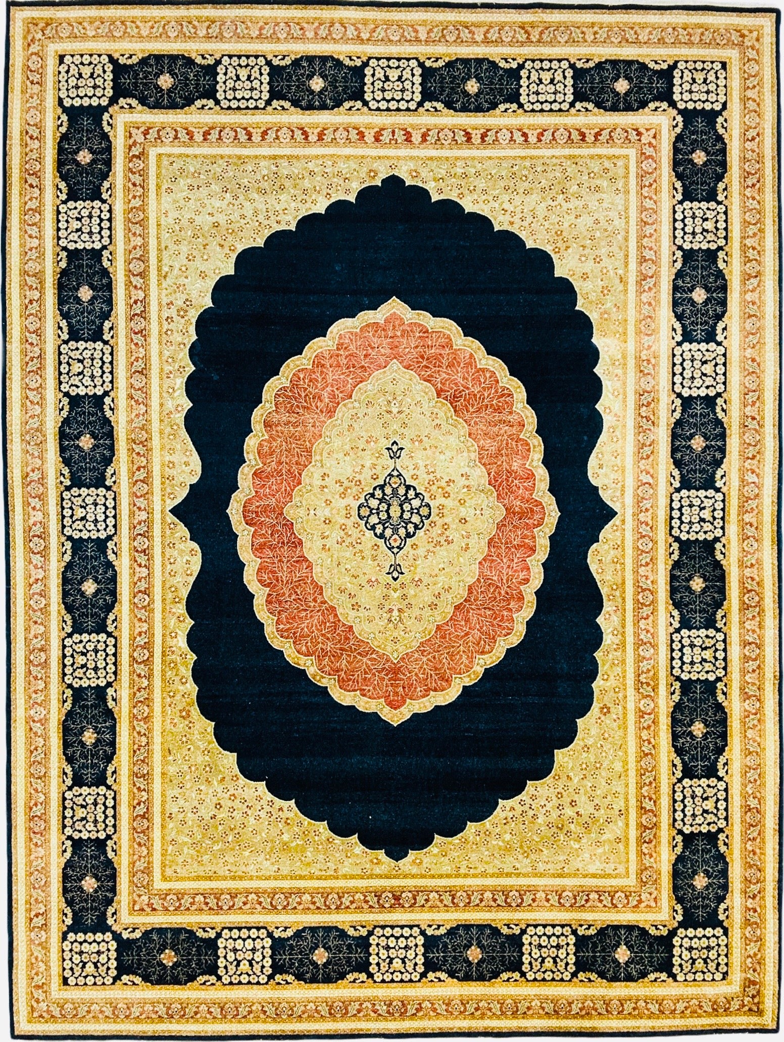 9498 - Haji Jalili Hand-Knotted Wool Rug