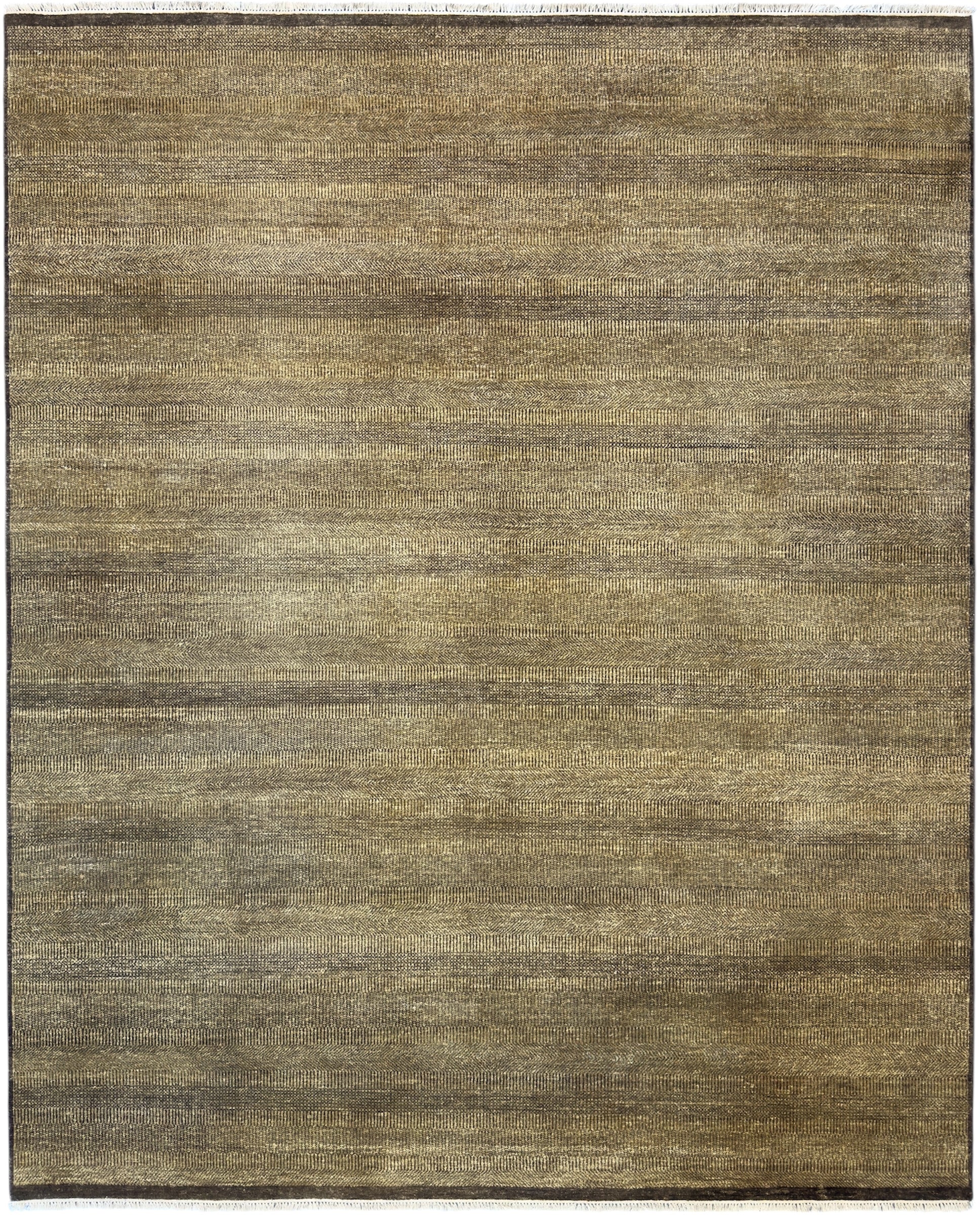 4002 - Hardtwist Hand-Knotted Wool Rug