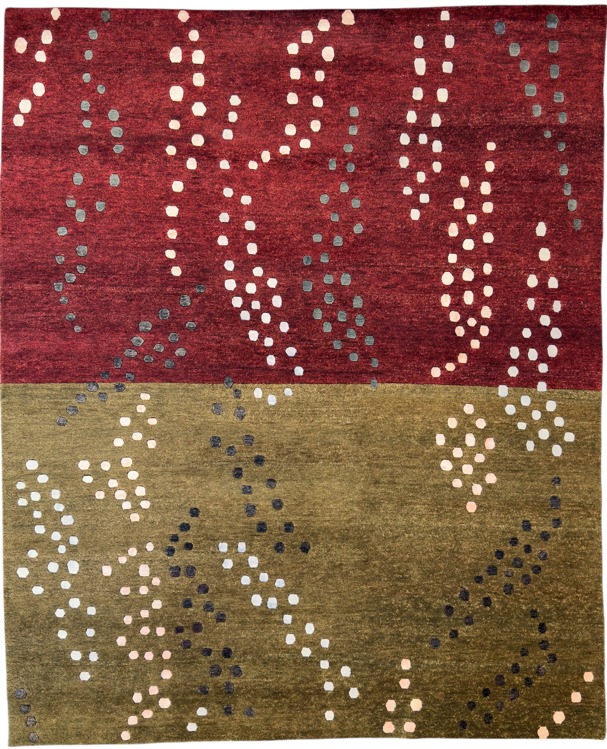 3305 – Modern Hand-Knotted Wool Rug