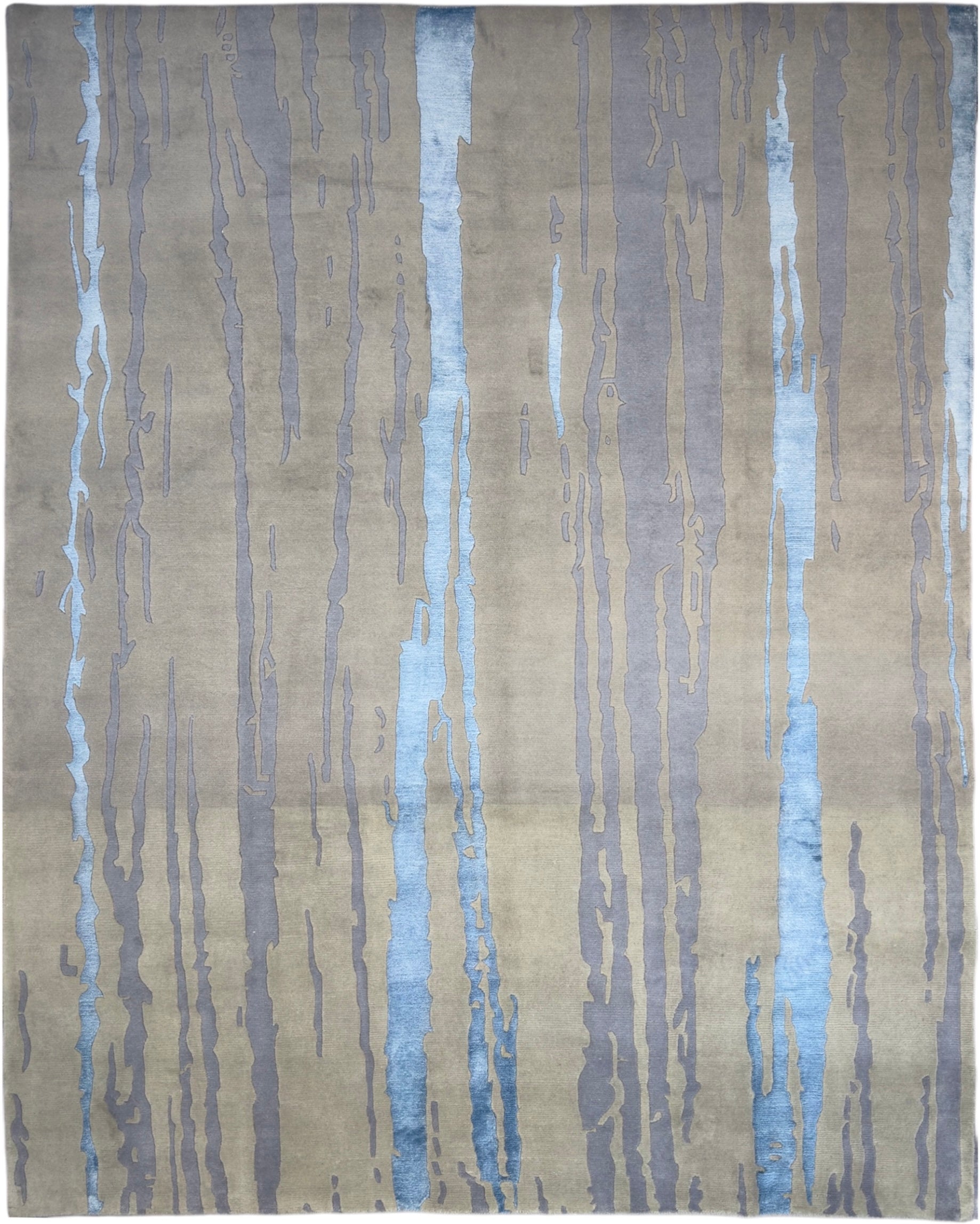4286 – Modern Hand-Knotted Wool Rug