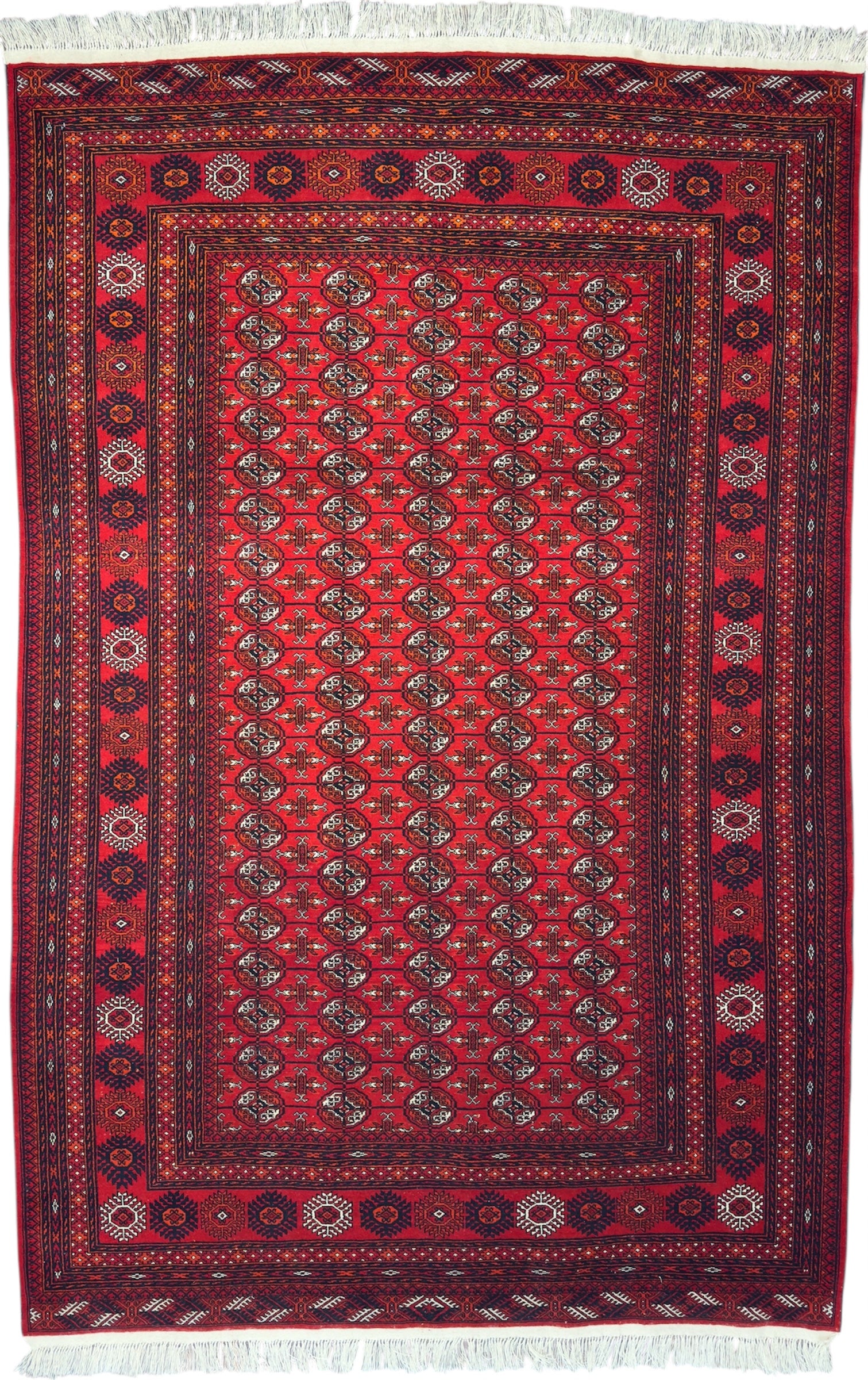 2896 – Afghan Hand-Knotted Wool Rug