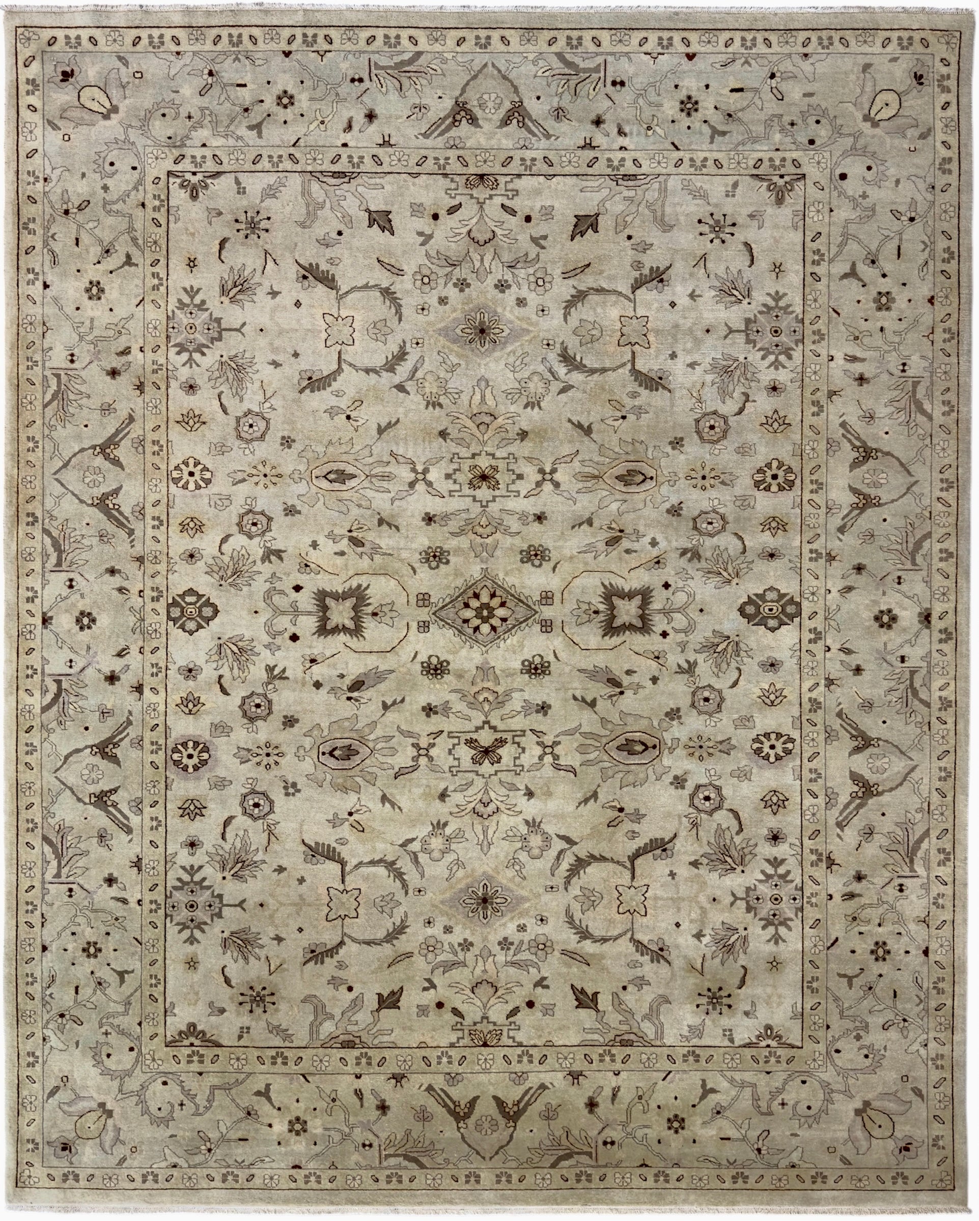4256 - Haji Jalili Hand-Knotted Wool Rug