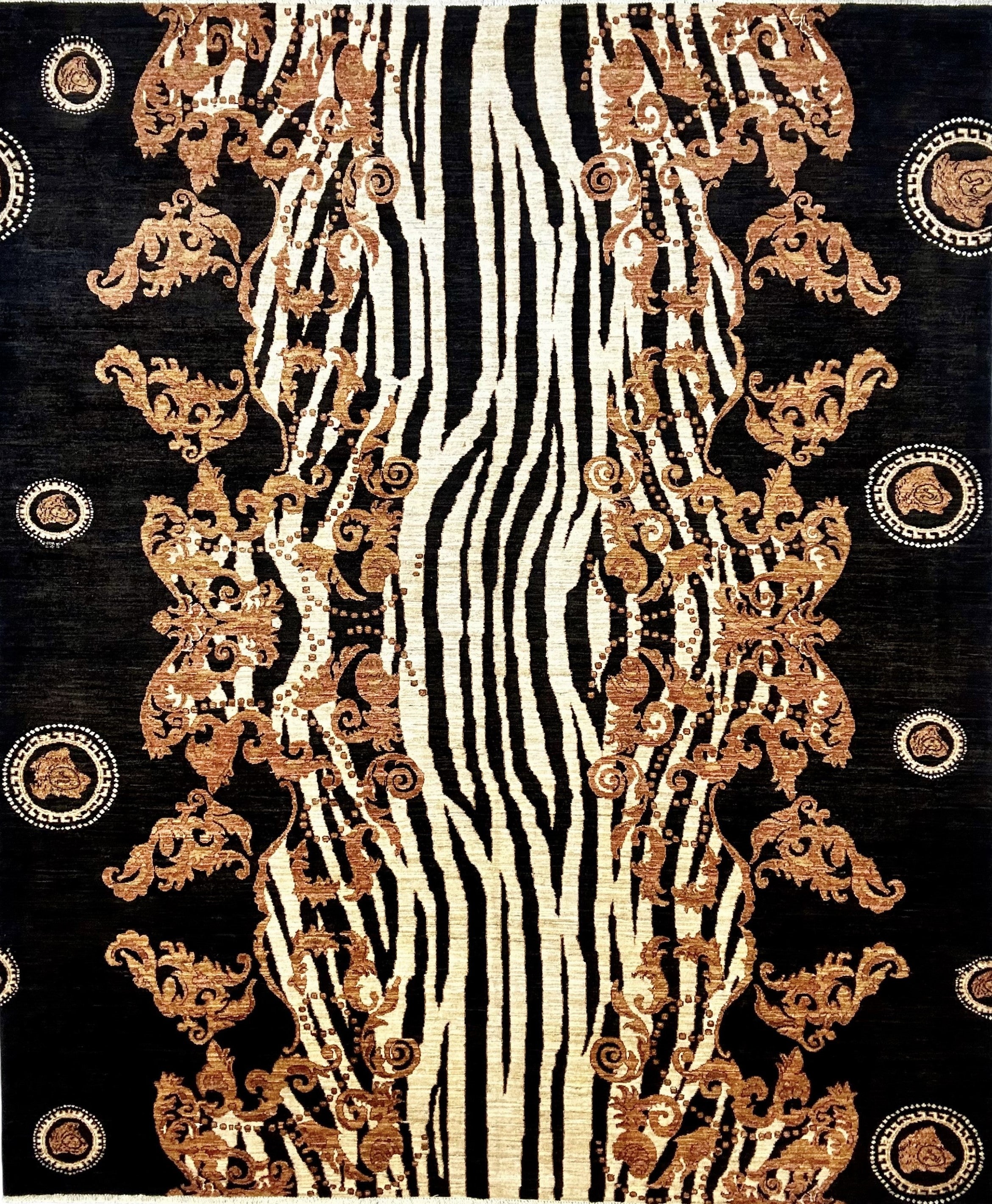 Afghan Hand-Knotted Wool Rug