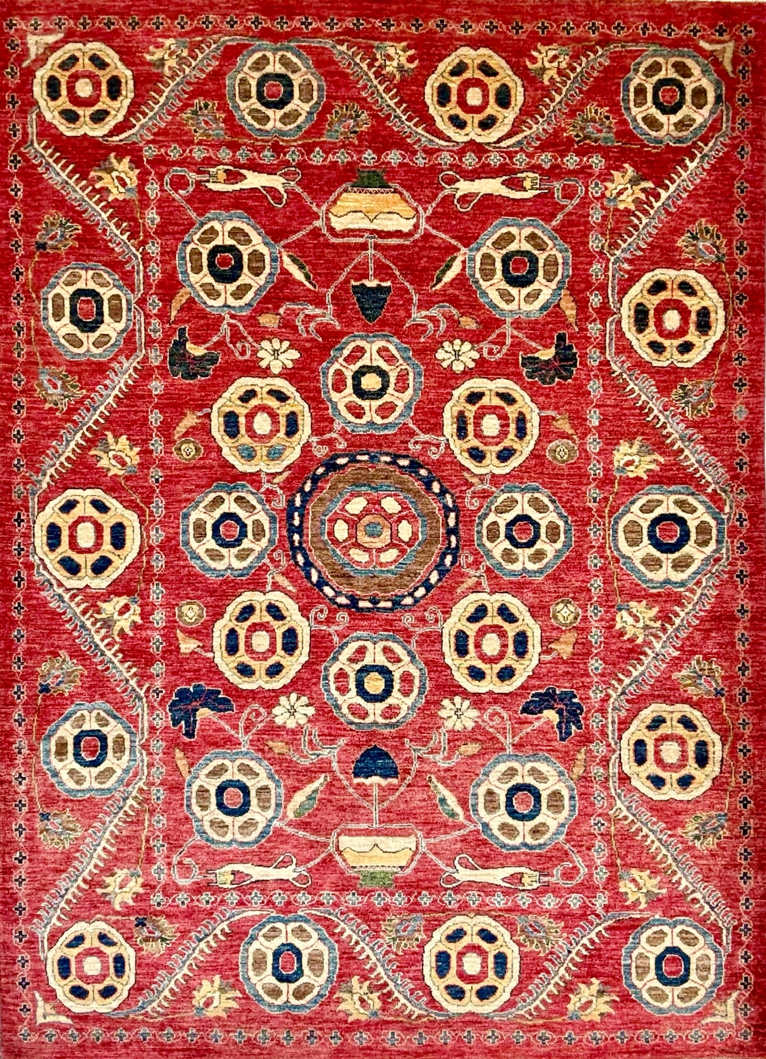 10761 – Contemporary Hand-Knotted Wool Rug