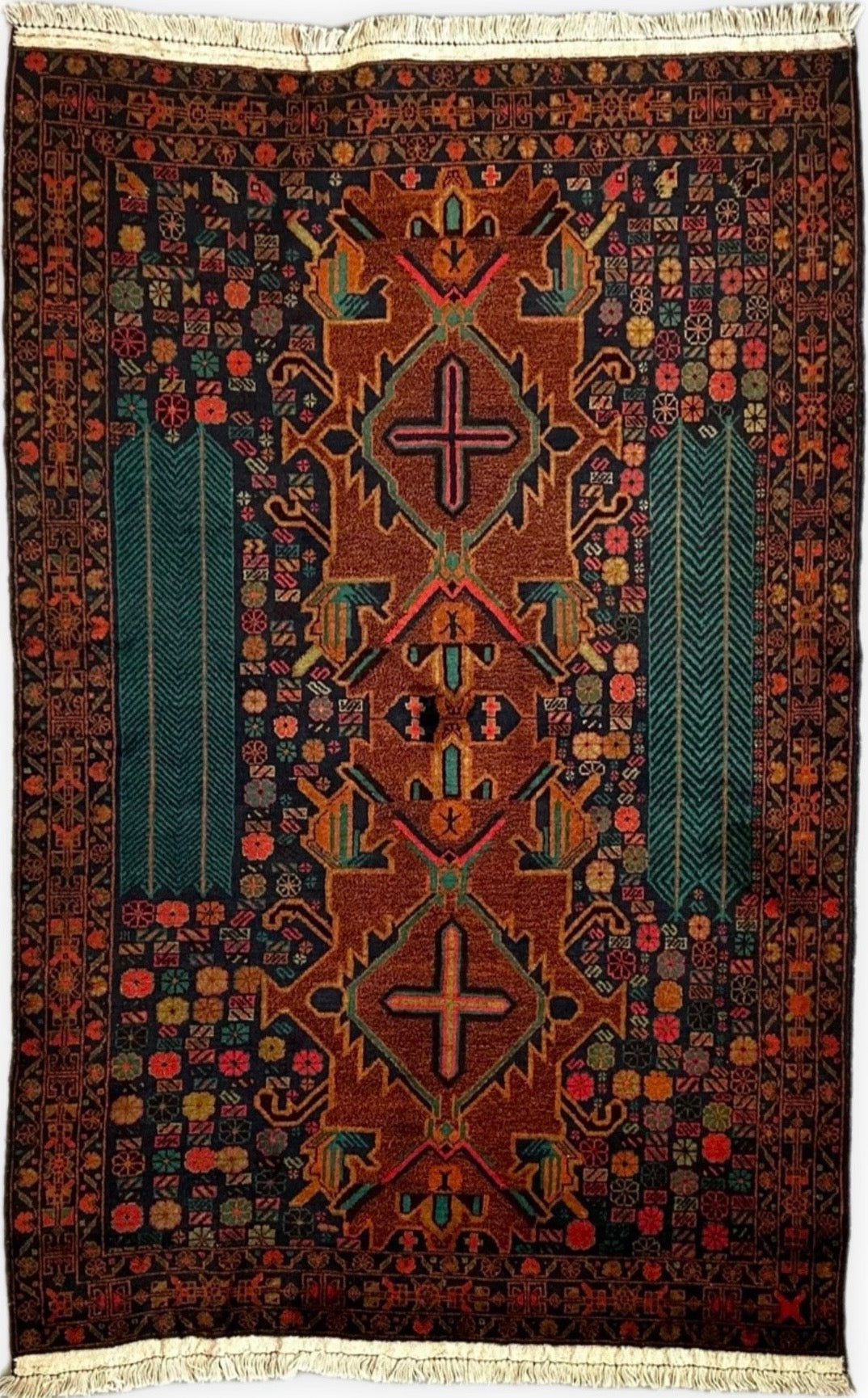 2451 – Persian Hand-Knotted Wool Rug