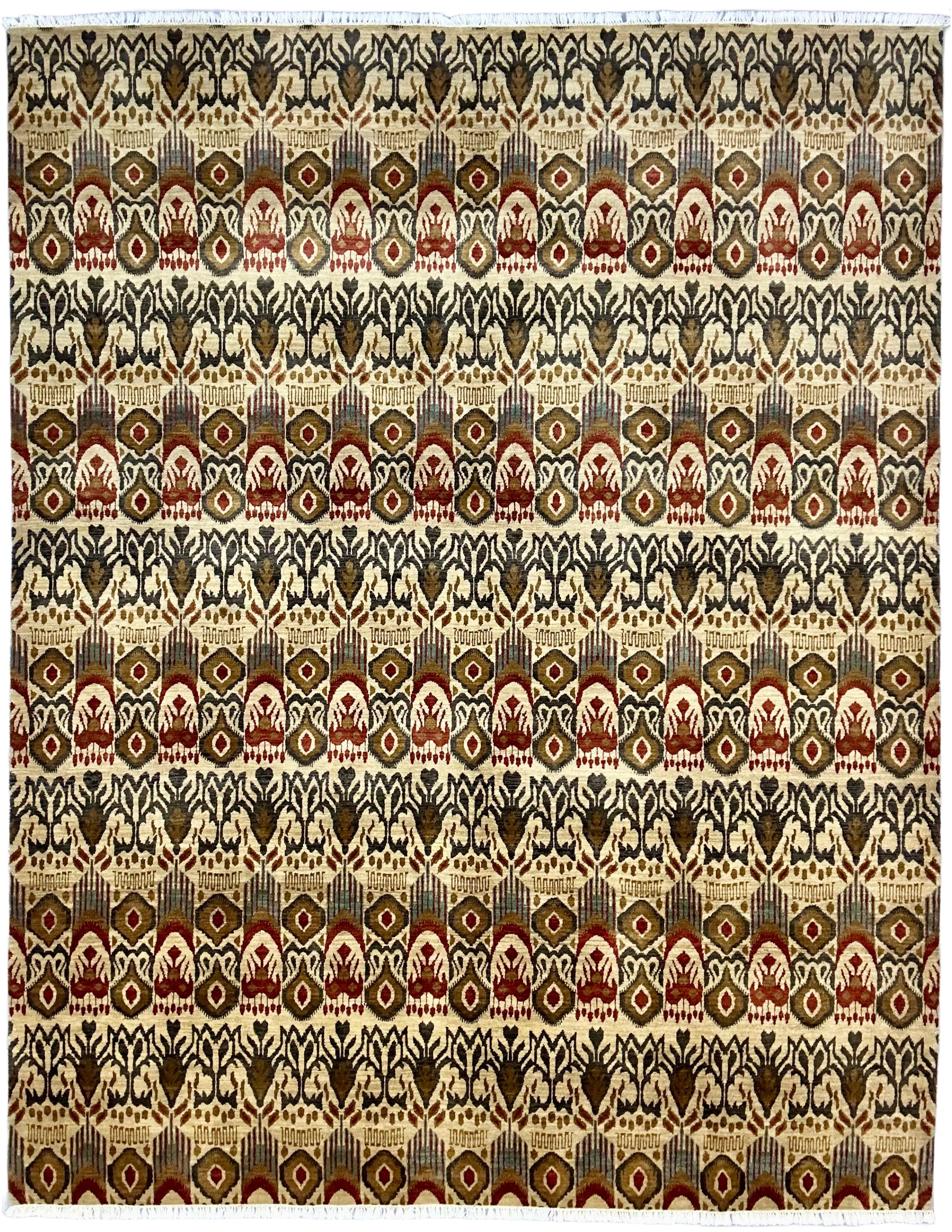 3194 – Designer Hard-Twist Hand-Knotted Wool Rug