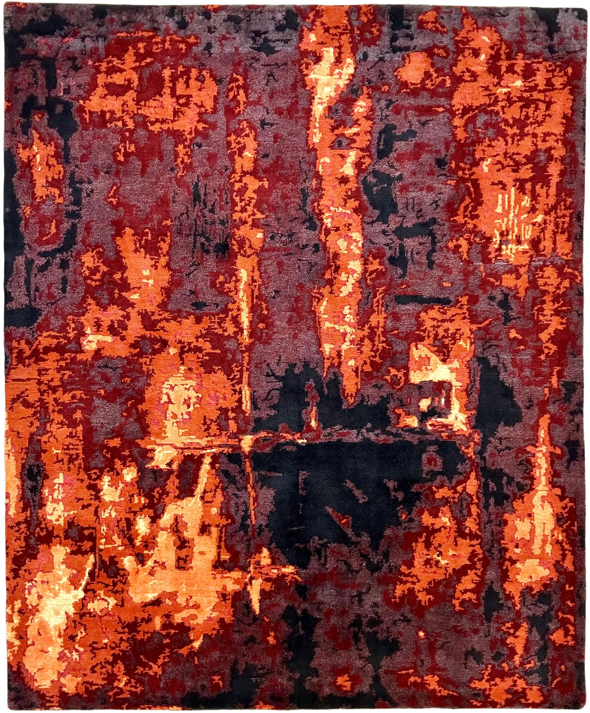 7892 – Indo-Nepali Hand-Knotted Wool Rug