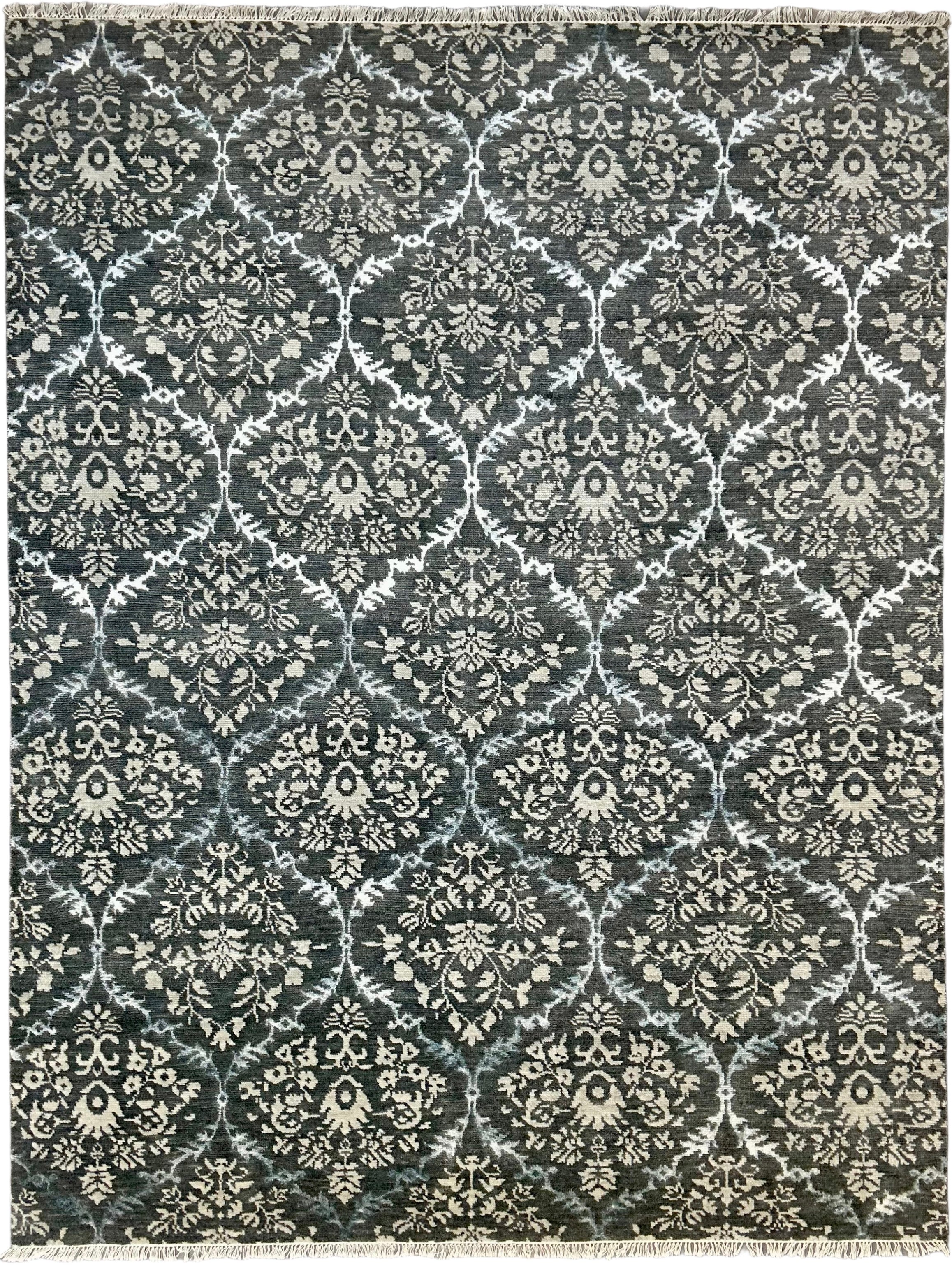 8972 – Bohemian Hand-Knotted Wool Rug
