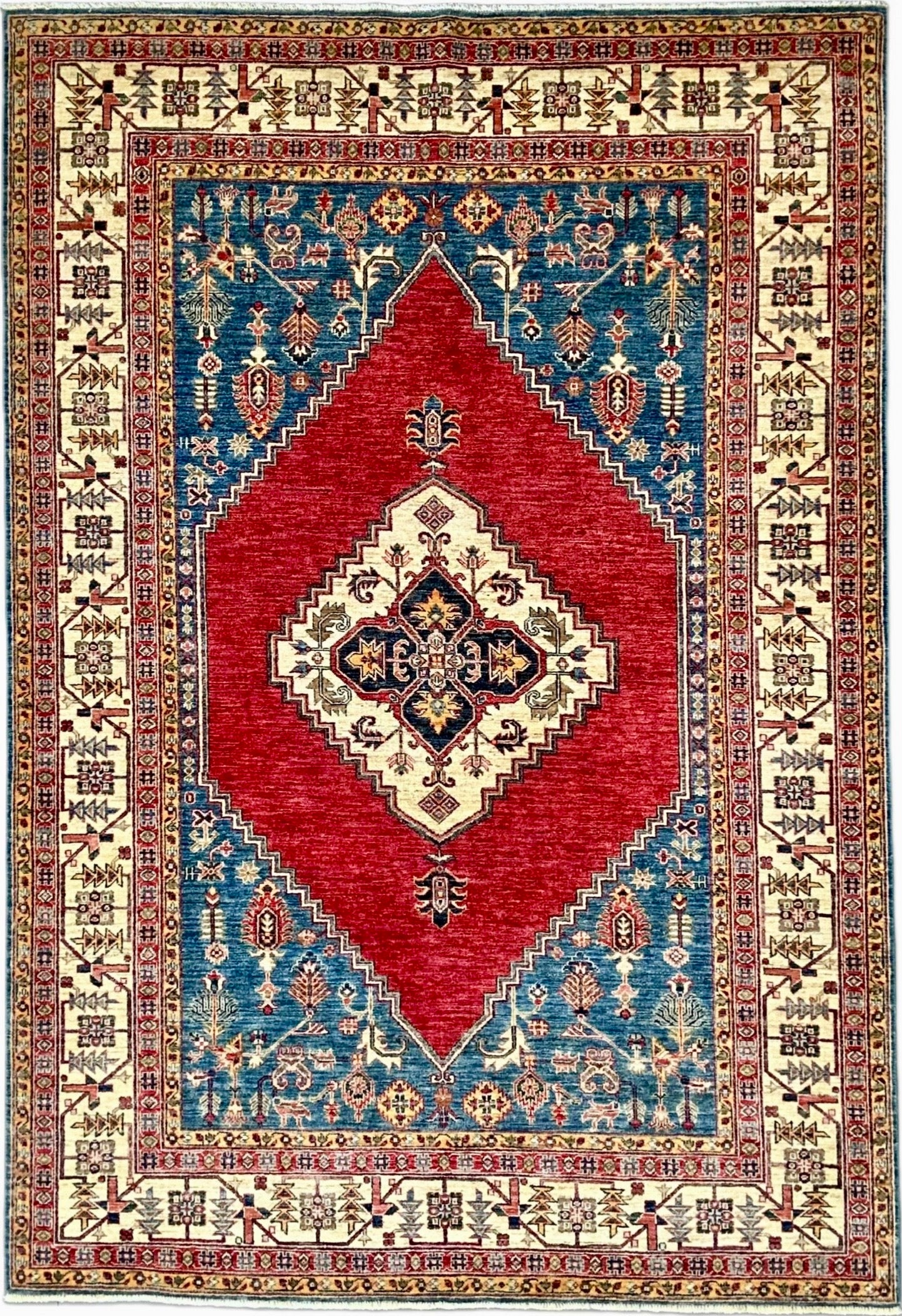10456 - Doshi Hand-Knotted Wool Rug