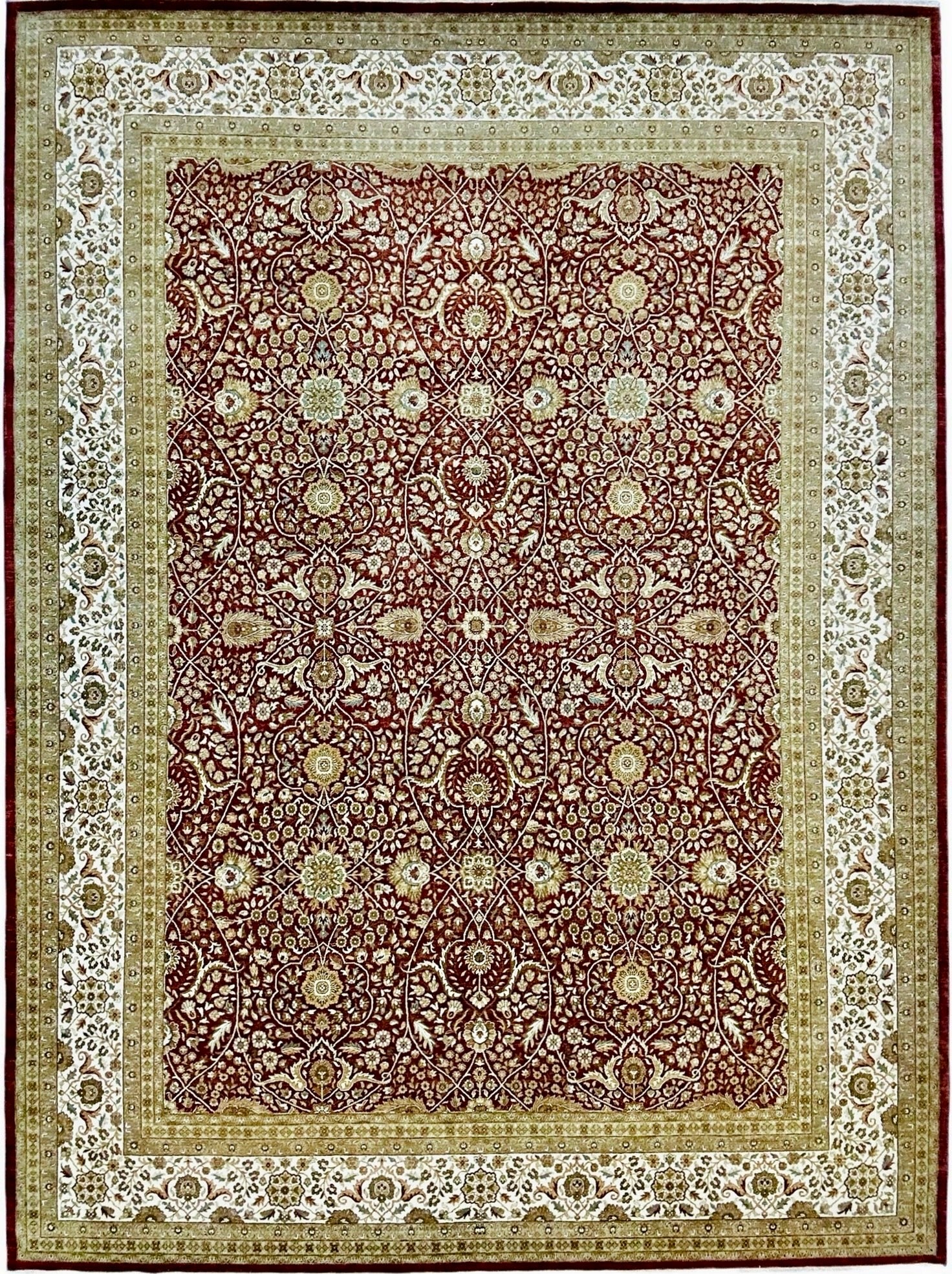 9509 - Haji Jalili Hand-Knotted Wool Rug