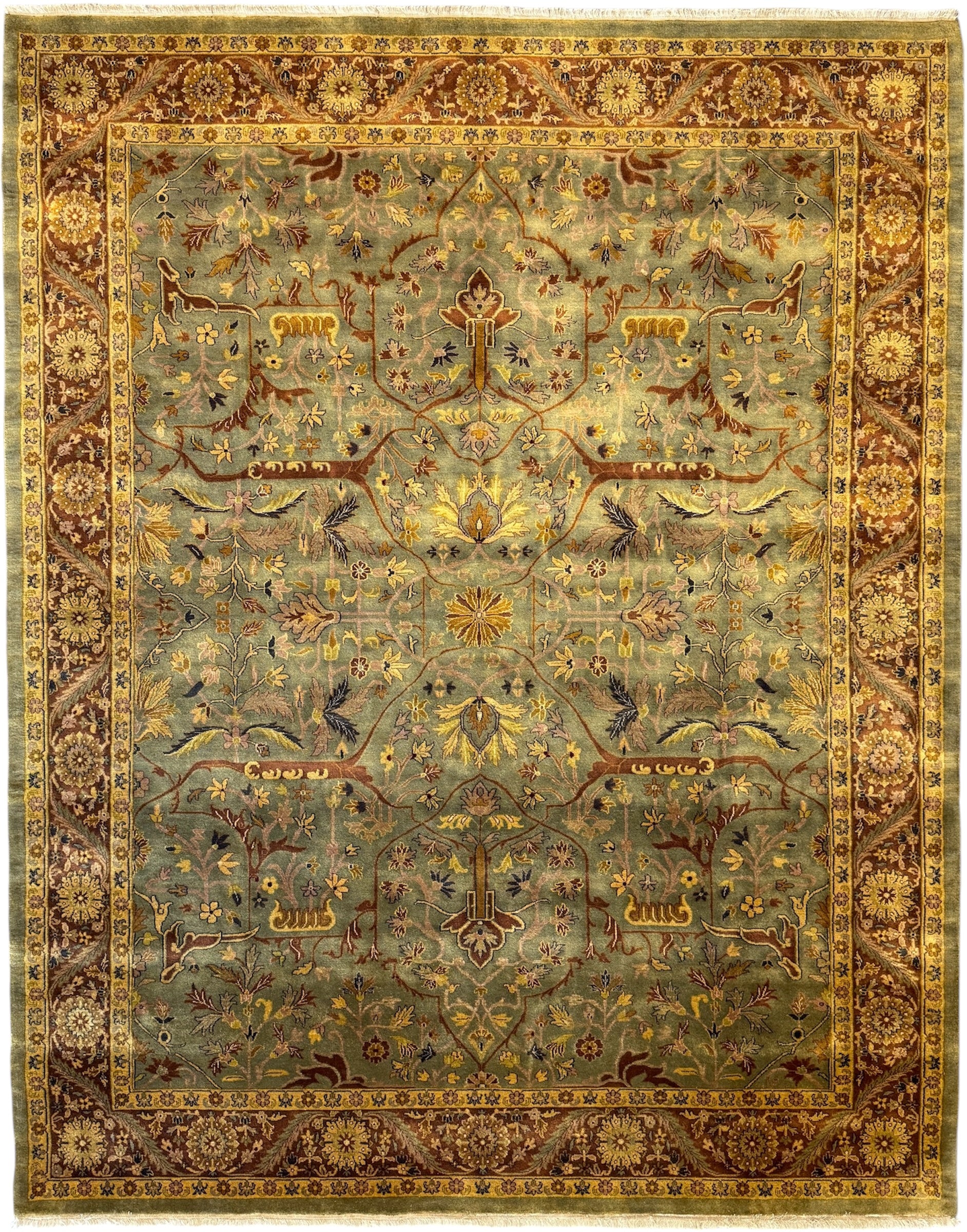 3115 - Agra Hand-Knotted Wool Rug