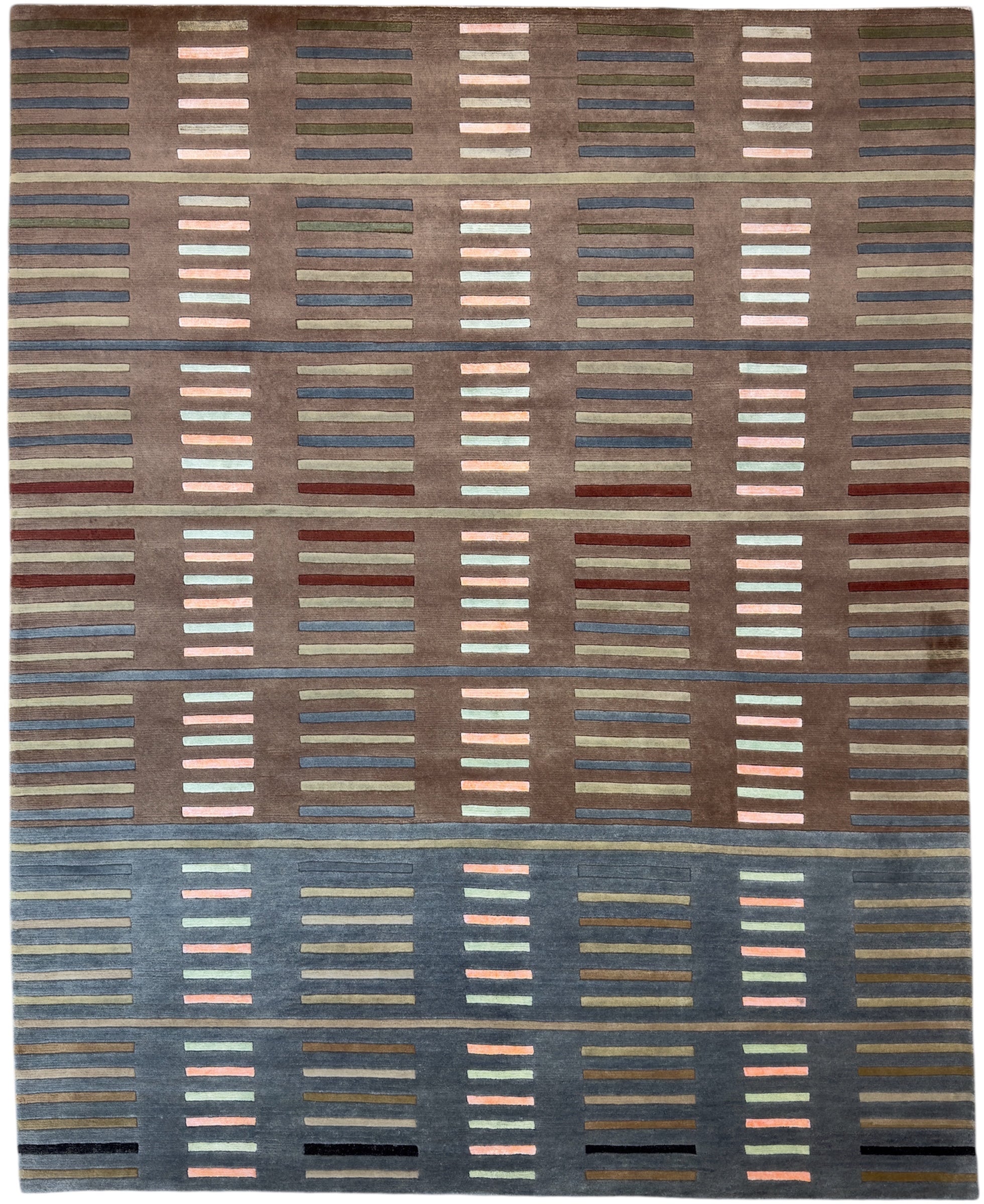 3435 - Indo-Nepali Hand-Knotted Wool Rug