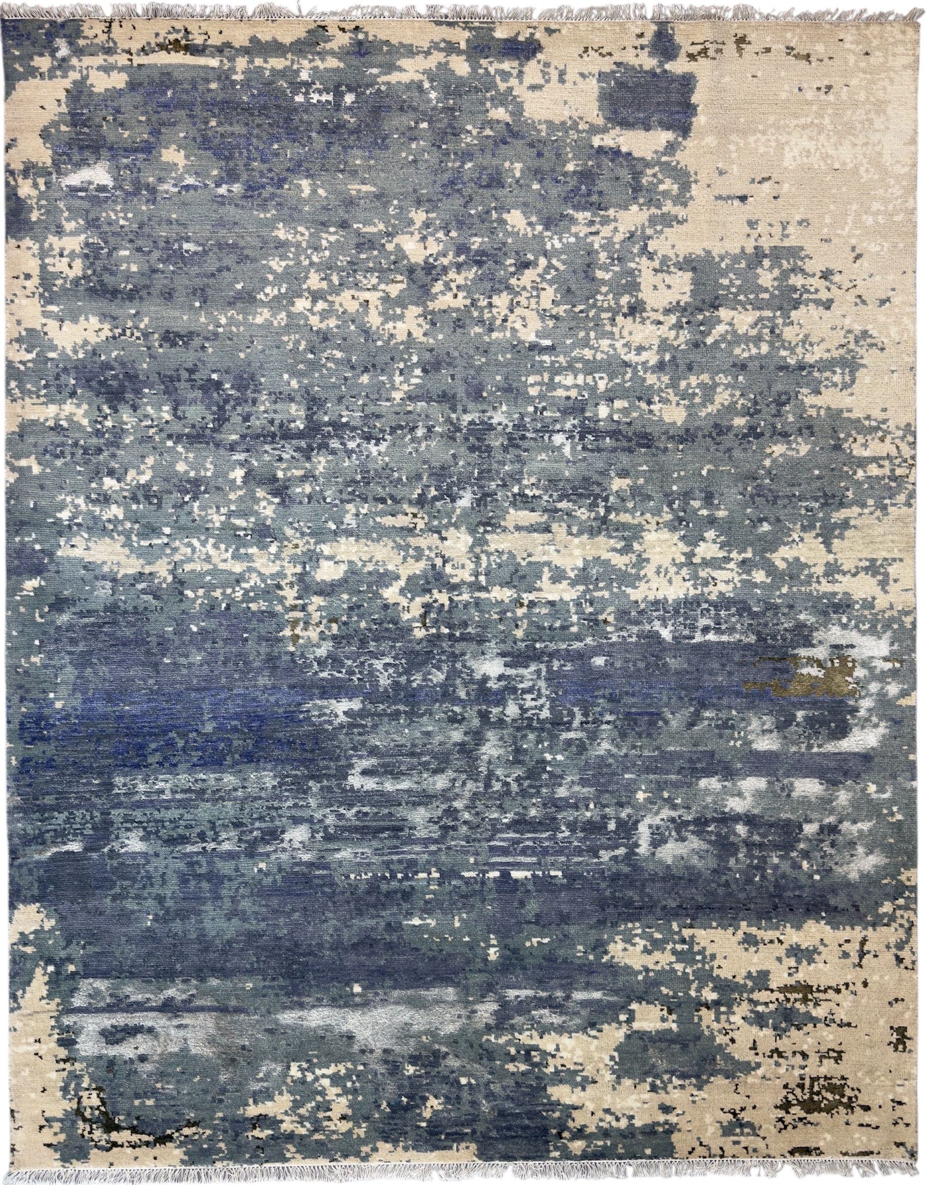 8995 - Bohemian Hand-Knotted Wool Rug