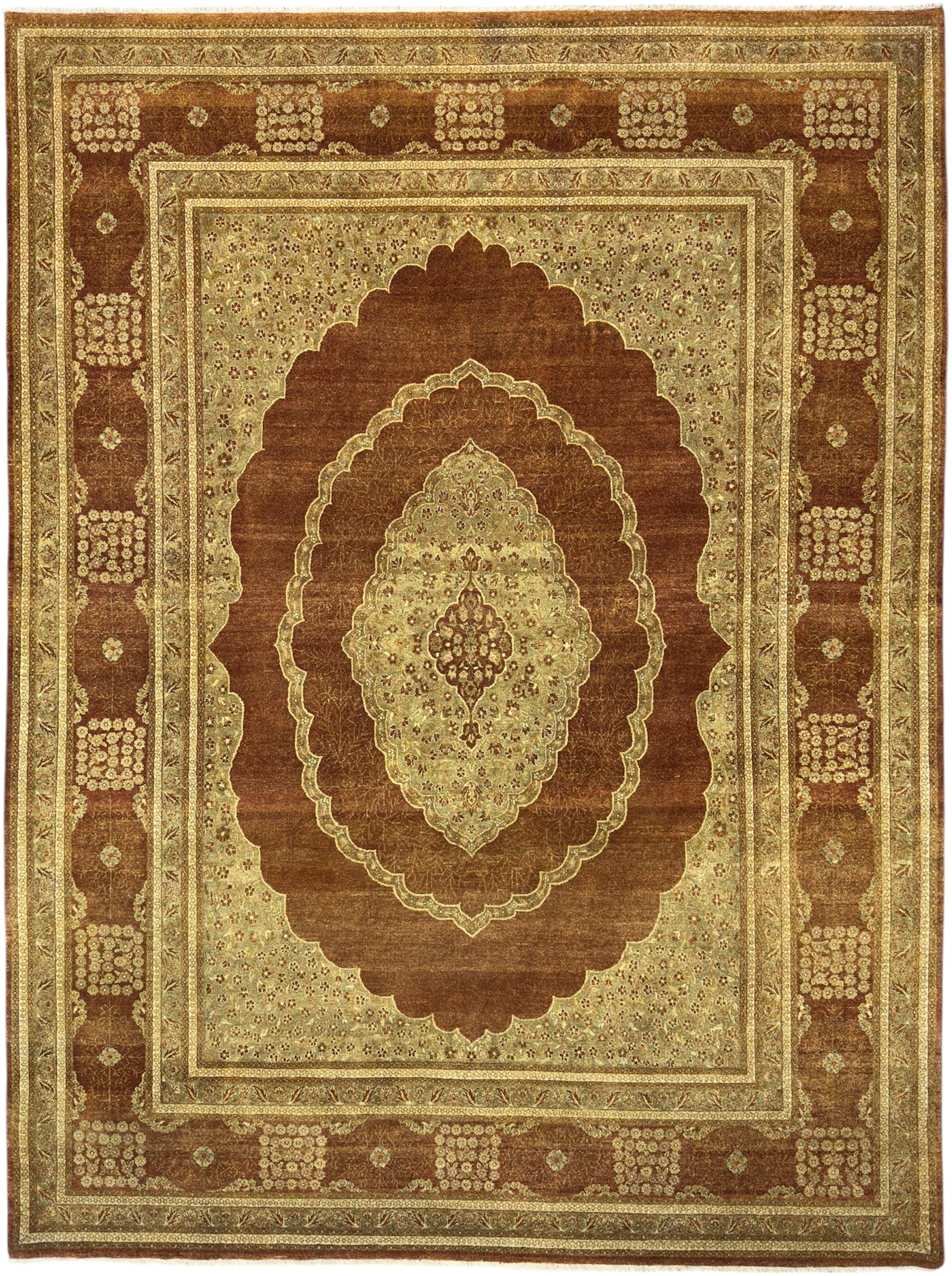 4261 – Haji Jalili Hand-Knotted Wool Rug