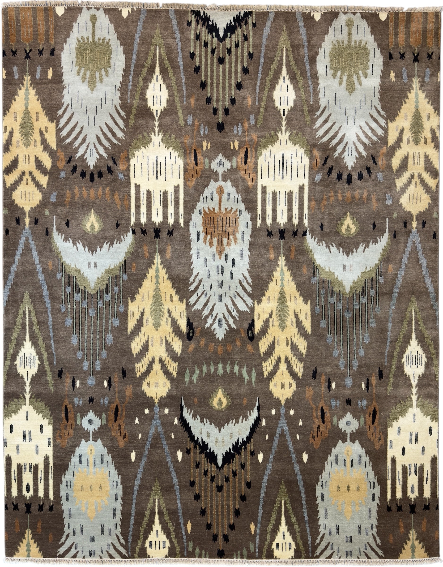 3846 – Designer Hand-Knotted Wool Rug