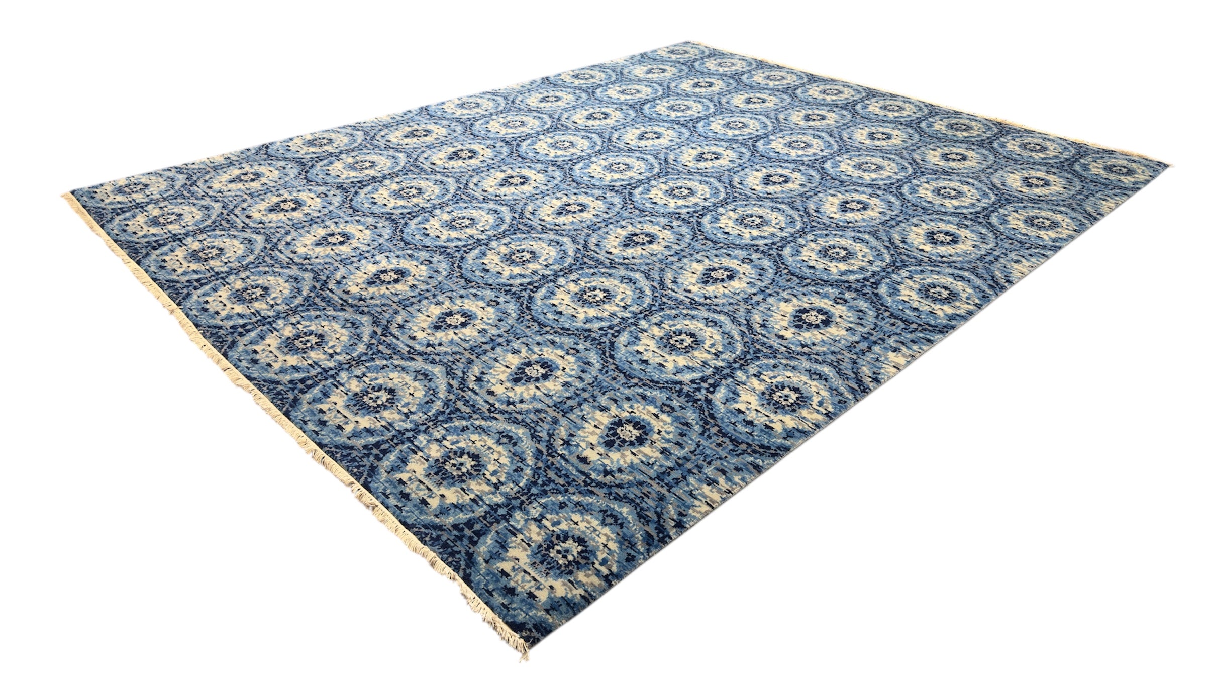 5781 – Modern Hand-Knotted Wool Rug