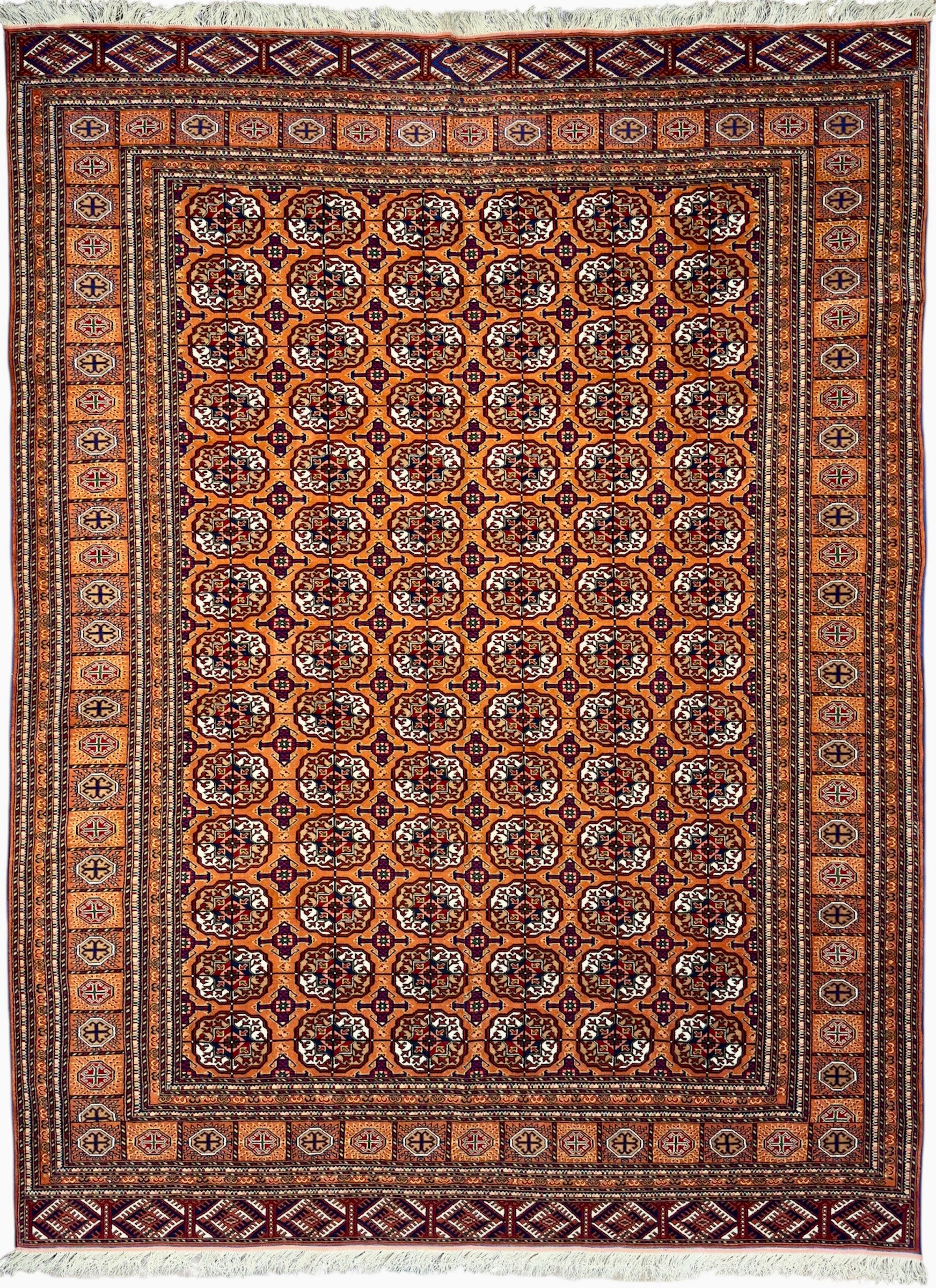210 - Kabul Fine Hand-Knotted Wool & Silk Rug