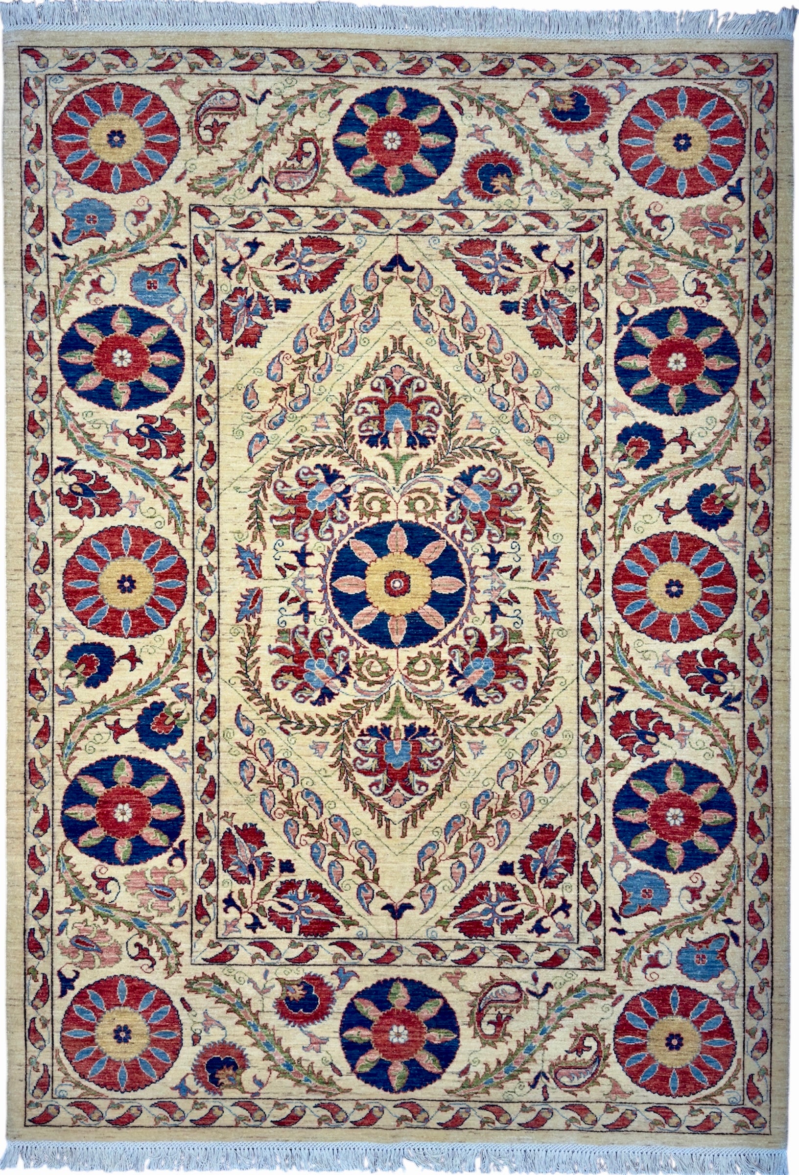 9560 - Doshi Hand-Knotted Wool Rug