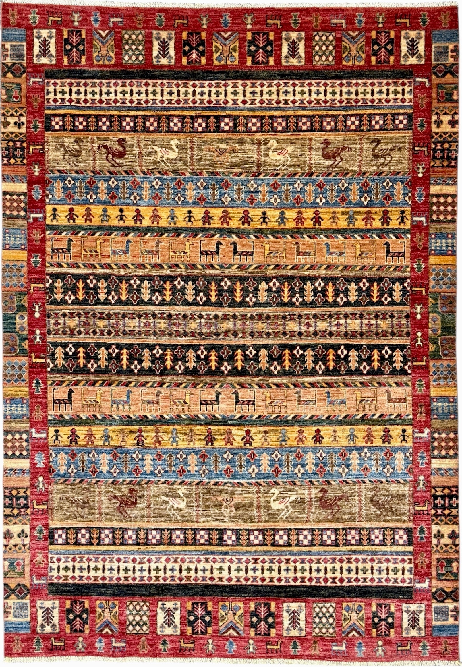 10767 - Doshi Hand-Knotted Wool Rug