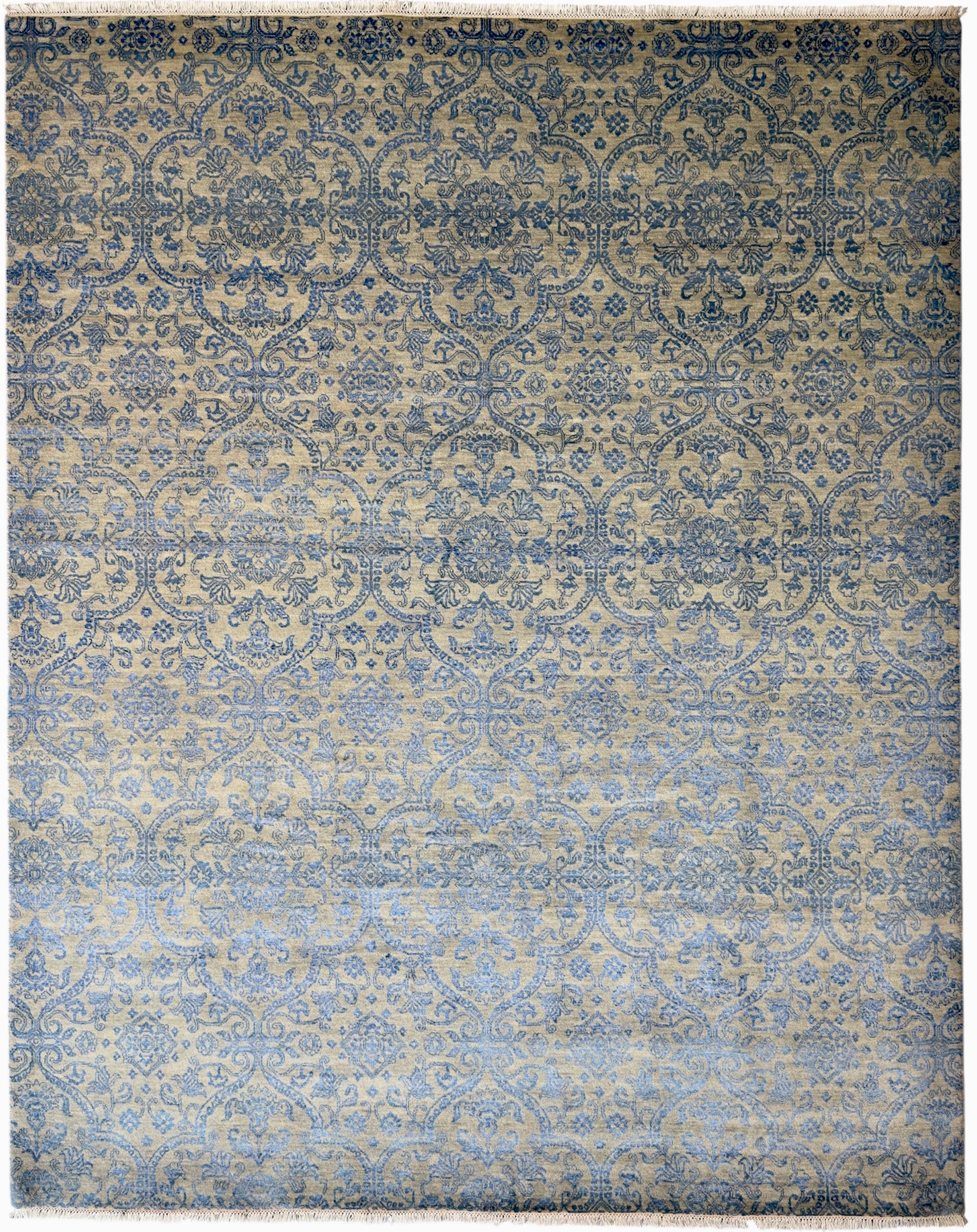 4759 - Designer Hand-Knotted Wool Rug