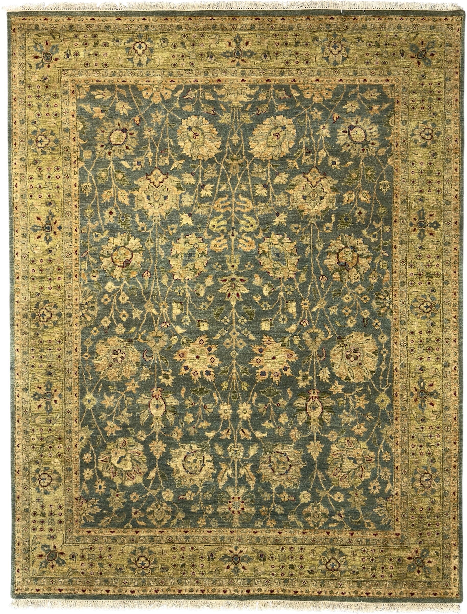 3132 – Hard-Twist Hand-Knotted Wool Rug