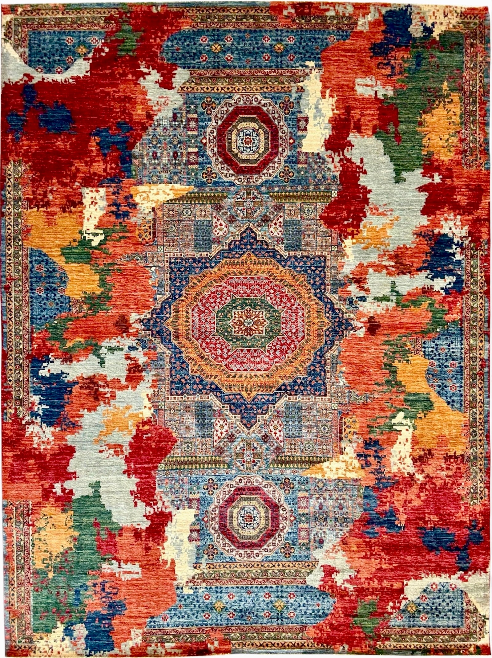 10747 - Doshi Hand-Knotted Wool Rug