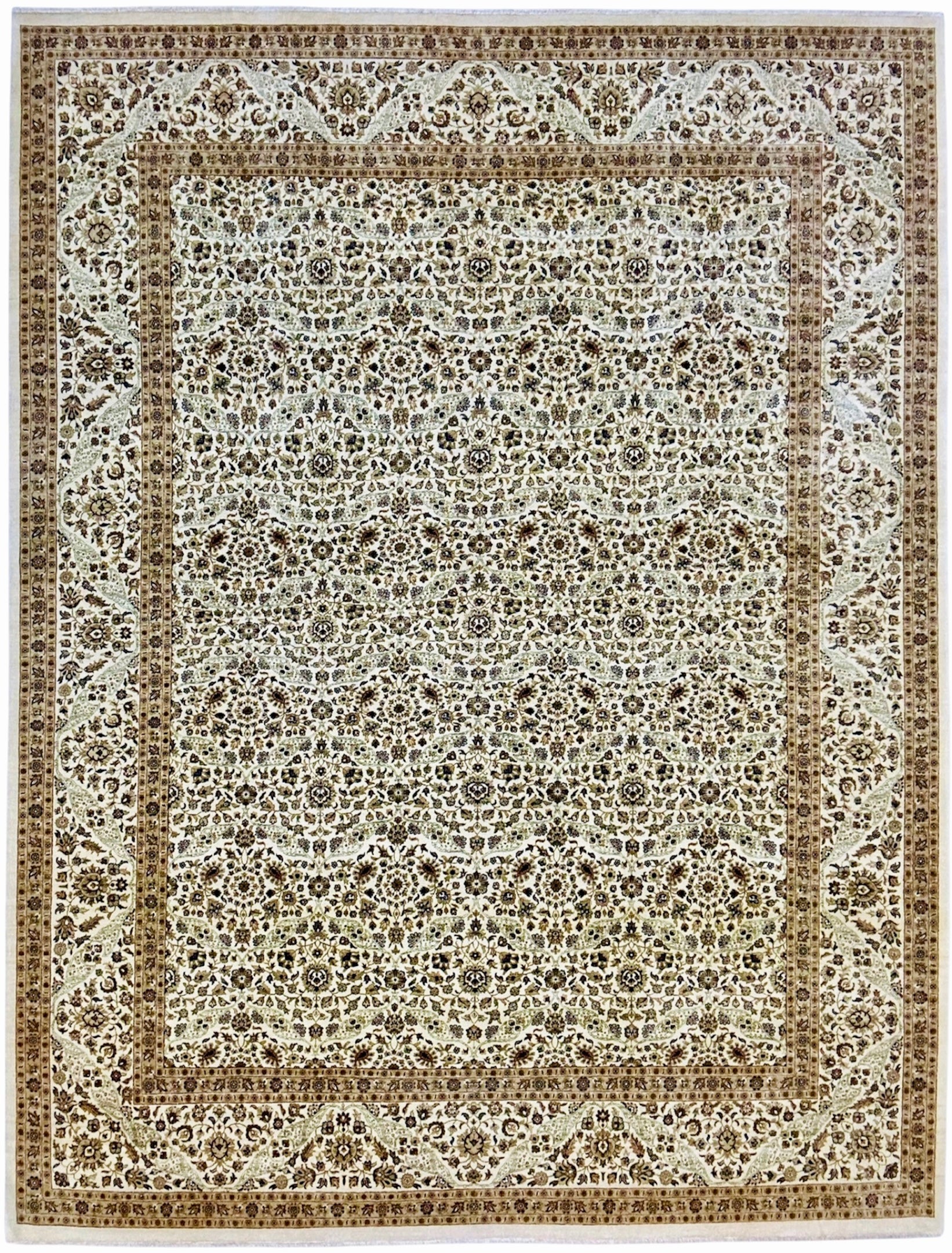 9504 - Haji Jalili Hand-Knotted Wool Rug