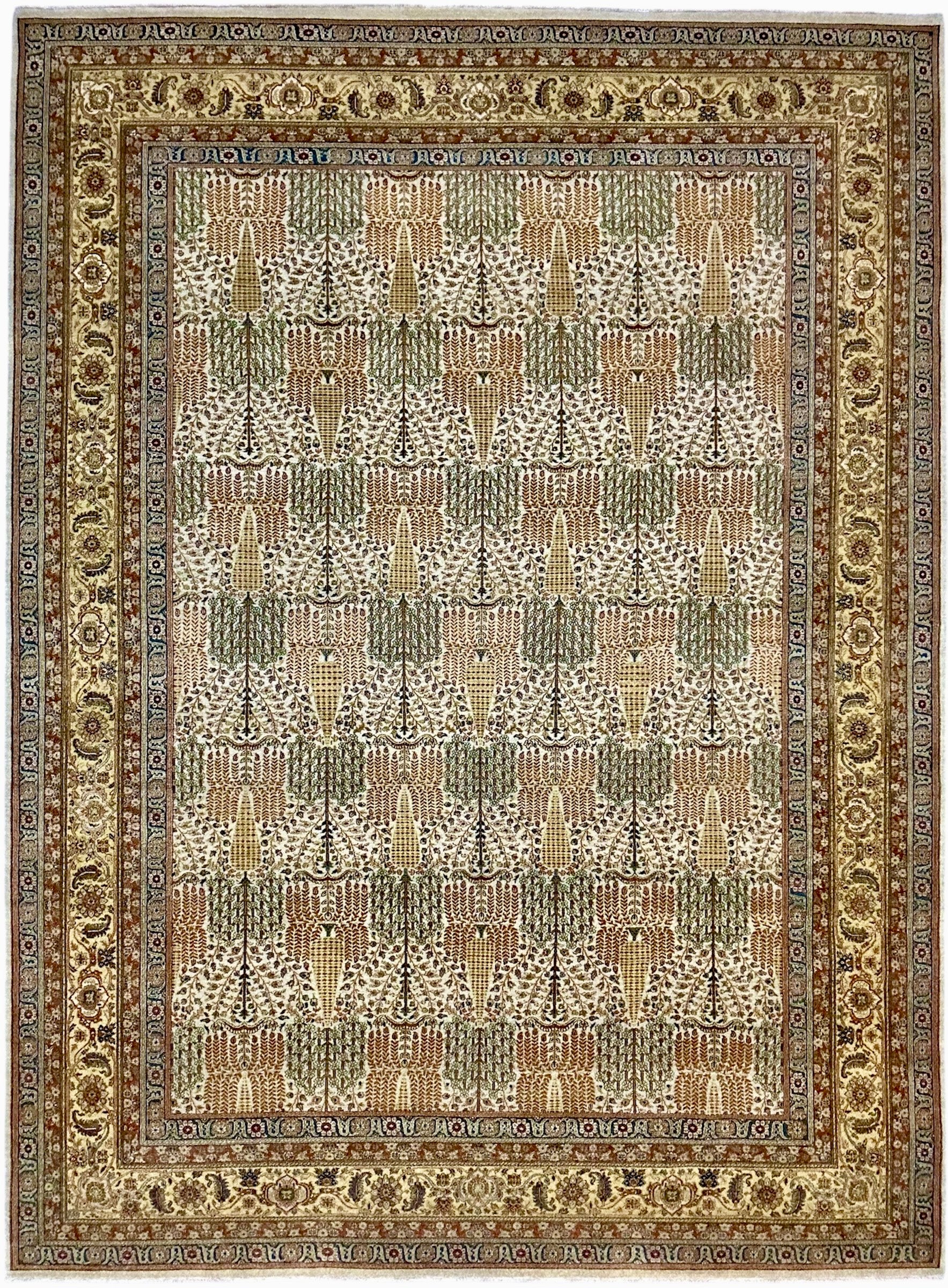 9499 - Haji Jalili Hand-Knotted Wool Rug